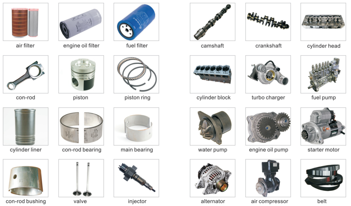 ISUZU Motor 4bg1 4bg1t Hitachi Zax120 Zx120 Originalteile Kurbelwelle 8971720400